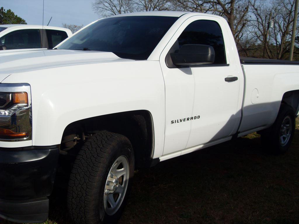 Used 2018 Chevrolet Silverado 1500 Work Truck 1WT with VIN 1GCNCNEH4JZ224121 for sale in Butler, GA