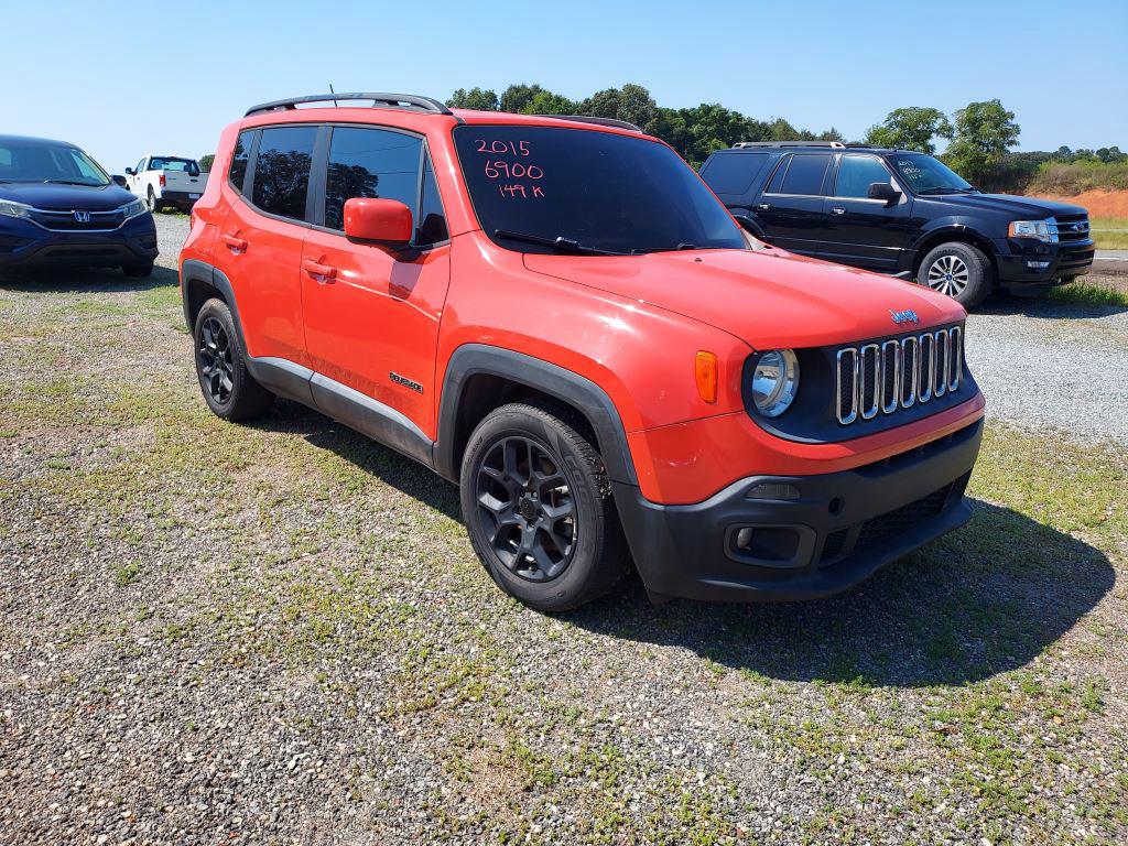 Used 2015 Jeep Renegade Latitude with VIN ZACCJABT0FPB56559 for sale in Butler, GA