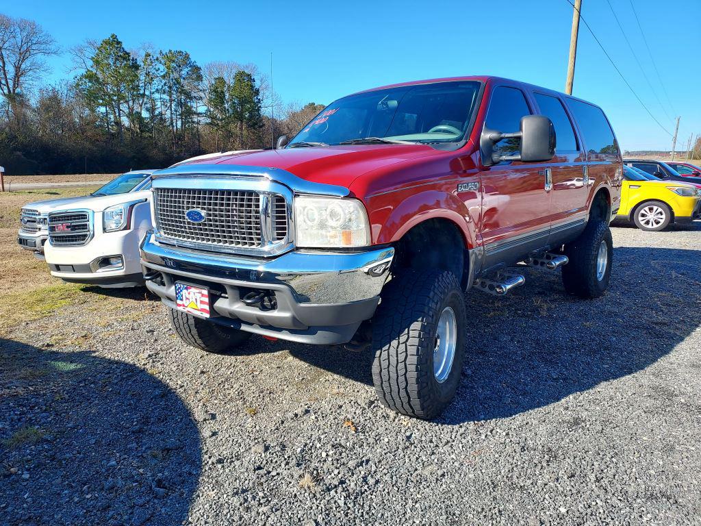 Used 2001 Ford Excursion XLT with VIN 1FMNU41S61EB02632 for sale in Butler, GA