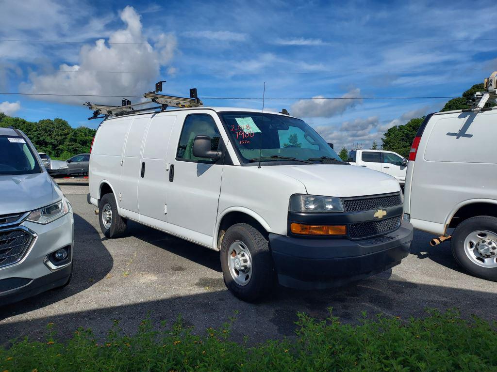 Used 2018 Chevrolet Express Cargo Work Van with VIN 1GCWGAFPXJ1333186 for sale in Butler, GA