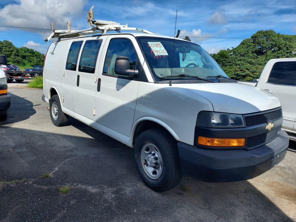 Used 2018 Chevrolet Express Cargo Work Van with VIN 1GCWGAFP0J1184271 for sale in Butler, GA