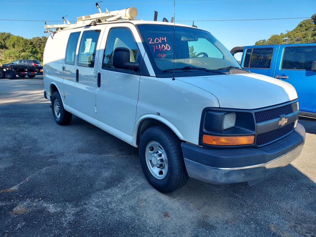 Used 2014 Chevrolet Express Cargo Work Van with VIN 1GCWGFCA1E1915079 for sale in Butler, GA